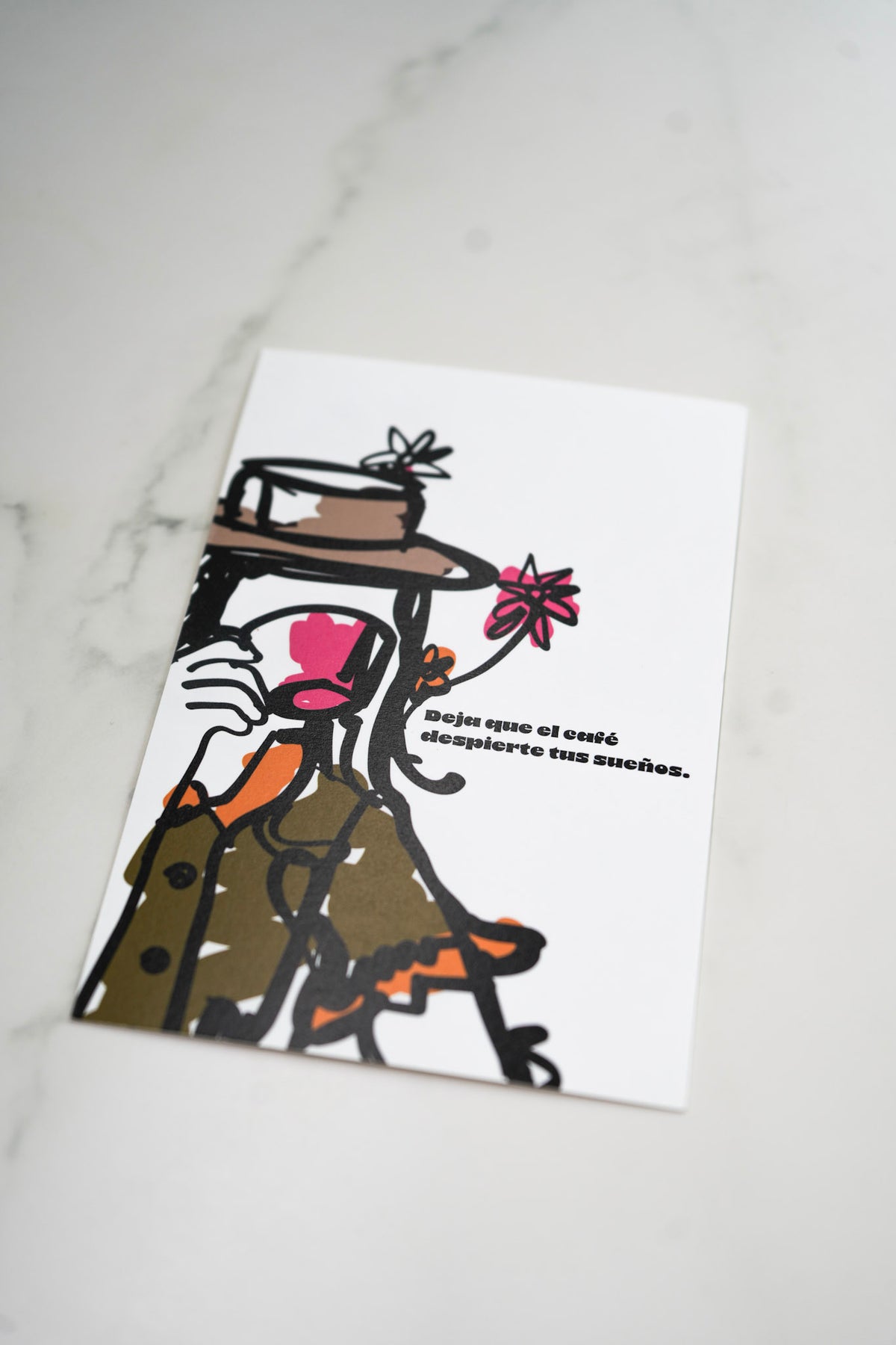 Postcard Dama Café